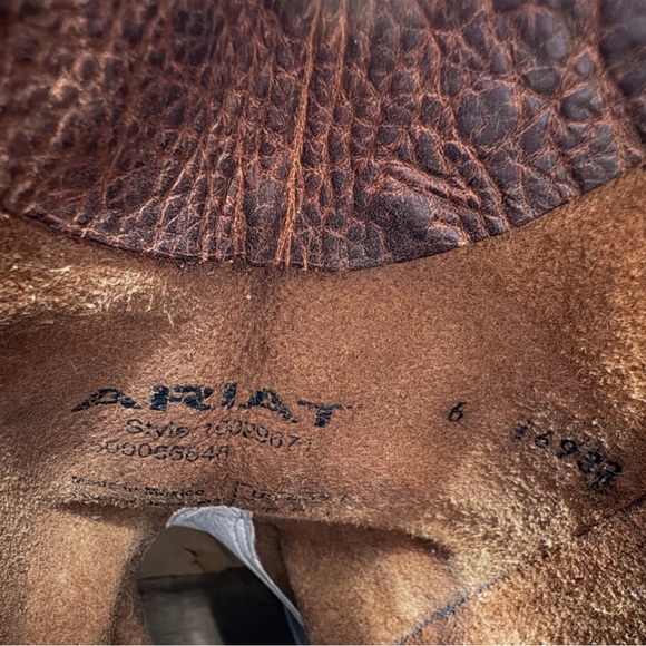 ARIAT Calypso Brown Leather Studded Western Cowboy Boot 6 - Picture 13 of 16